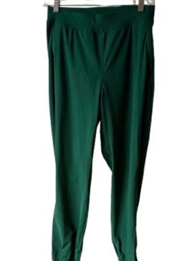 Lululemon Green Jogger Pants Size 6 Ankle Zip Athletic